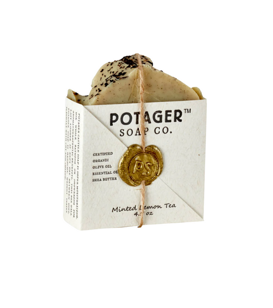 Natural Soap Minted Lemon Tea-Certified Organic Ingredients