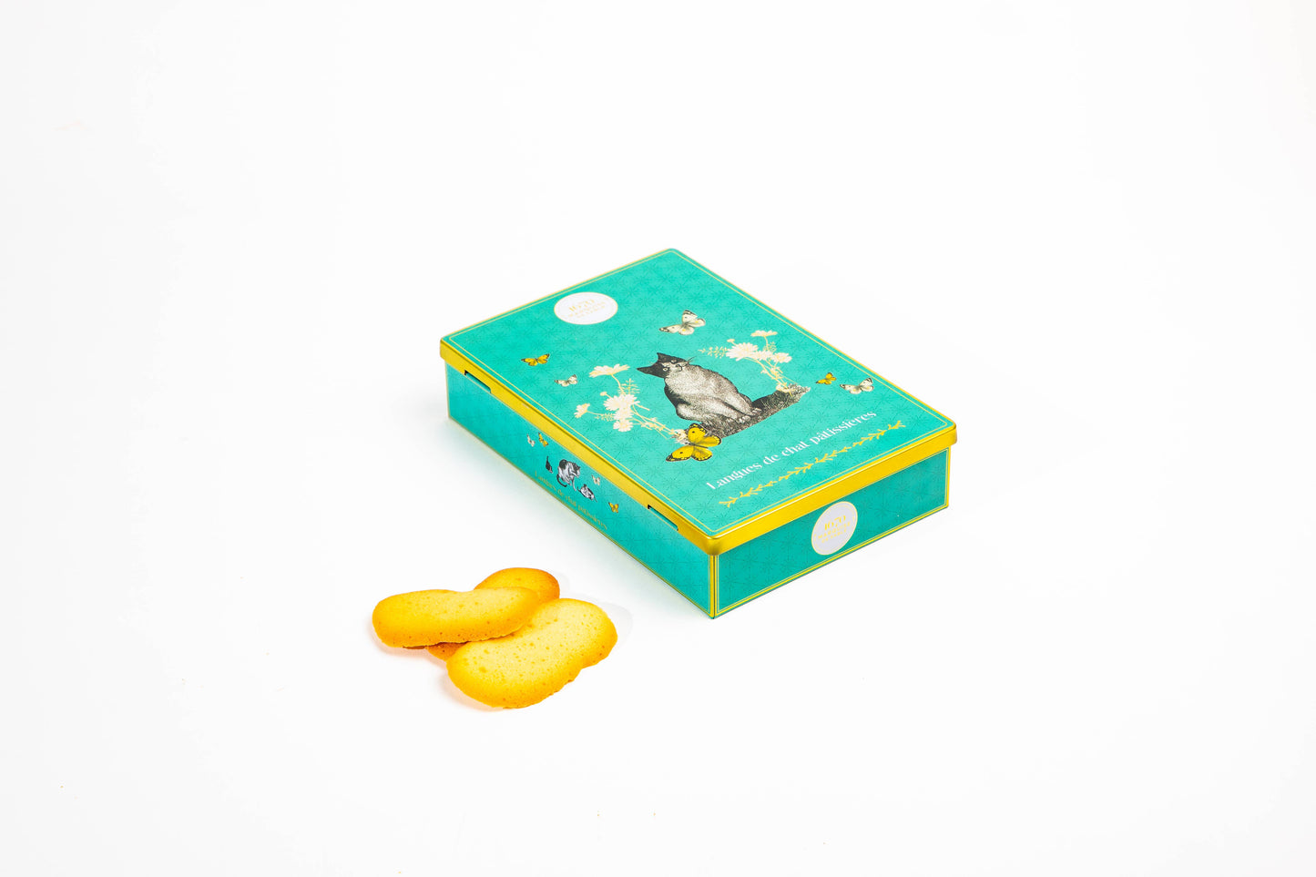 Cat Tongue Biscuits in Tin