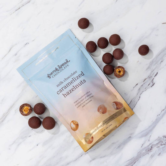 Milk Chocolate-Covered Caramelized Hazelnuts - 6oz