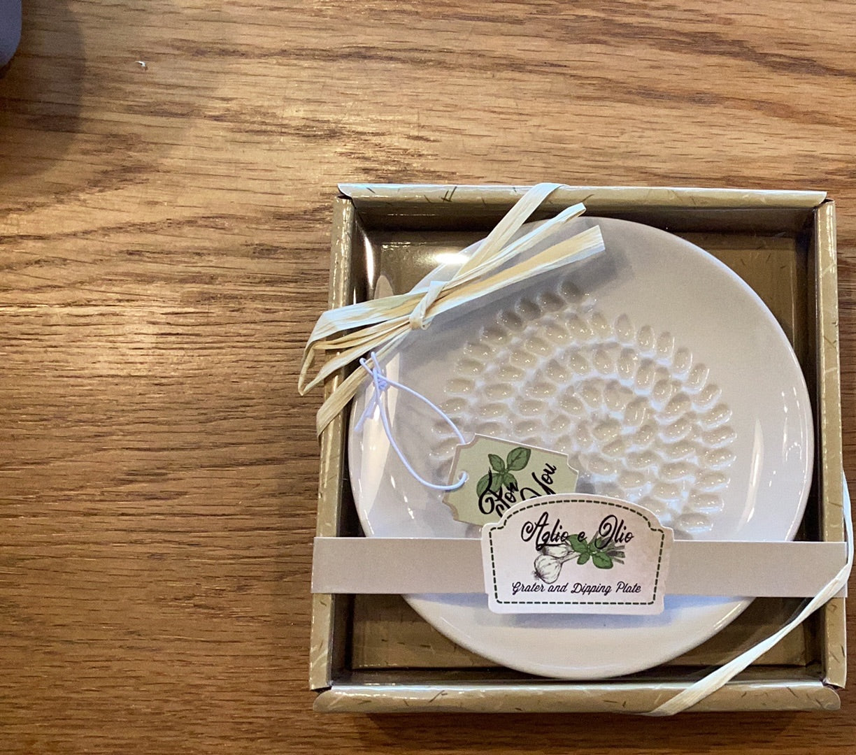 Grater and Dipping Plate