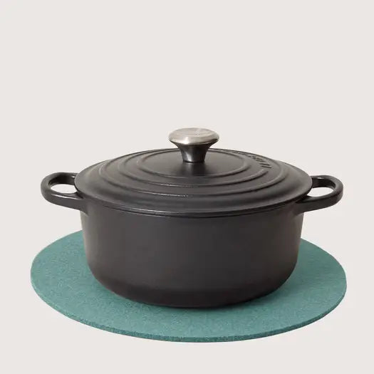 Large Round Wool Felt Trivets