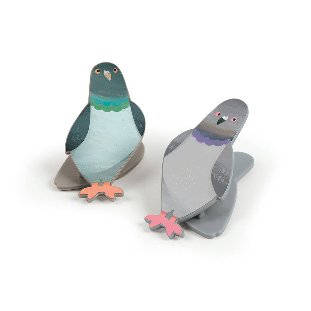 Pigeon Bag Clips - Set of 4