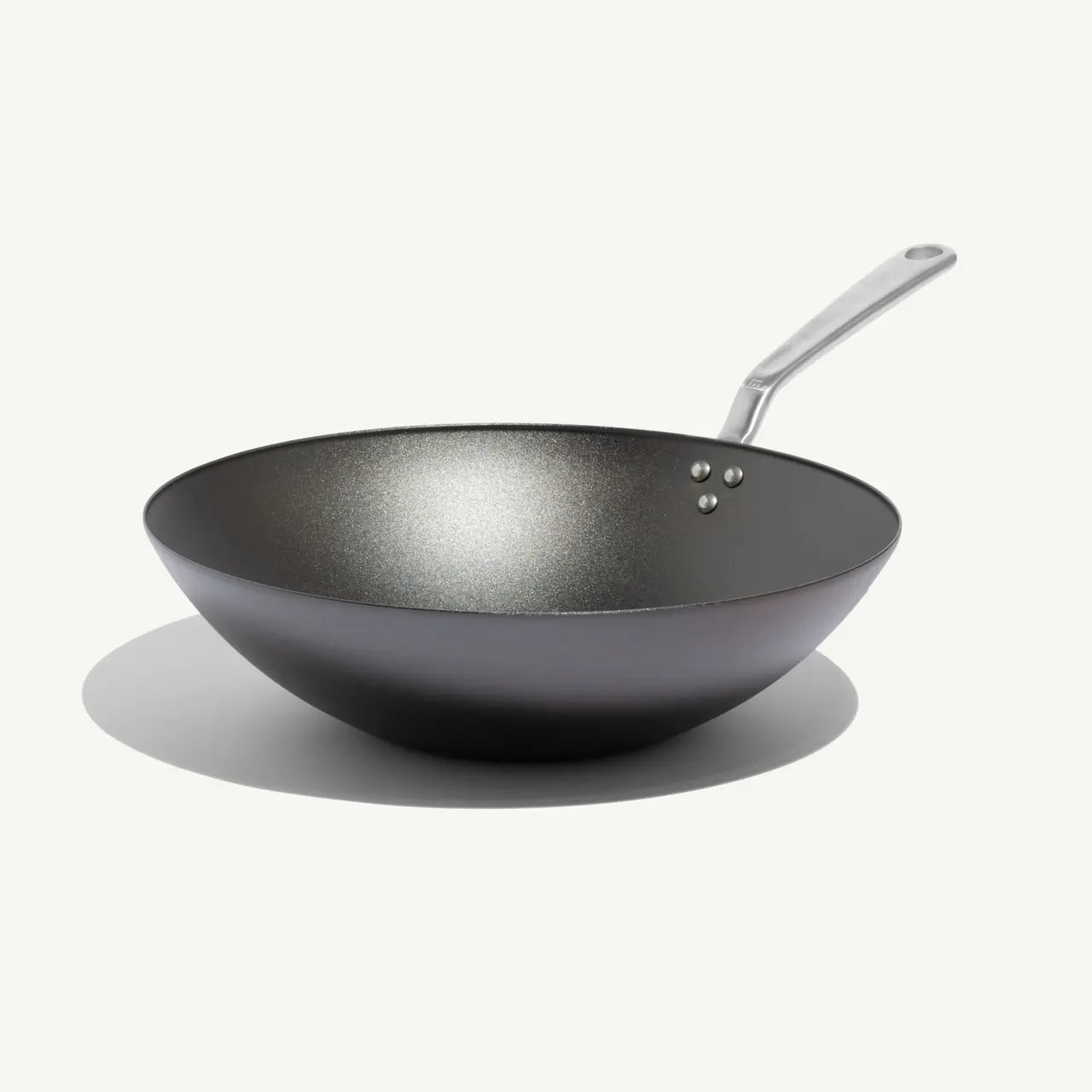 Blue Carbon Steel Wok -12"