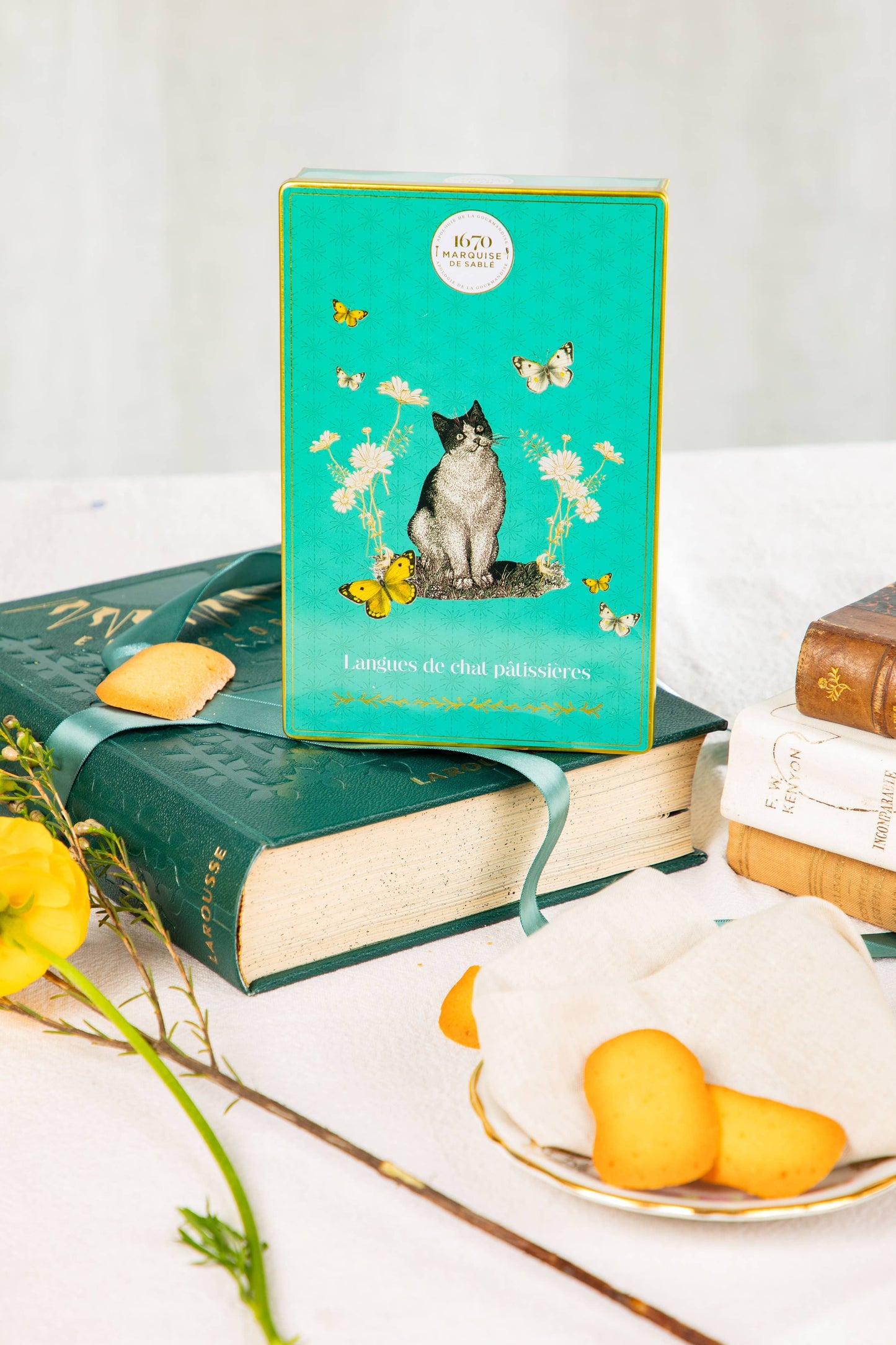 Cat Tongue Biscuits in Tin