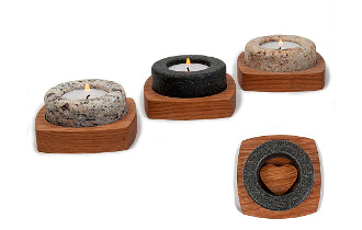 Single Heartstone Tea Light