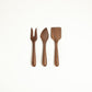 Walnut Wood Cheese Utensil Set - 6.5"