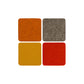 Square Felt Coasters - Sets of 4