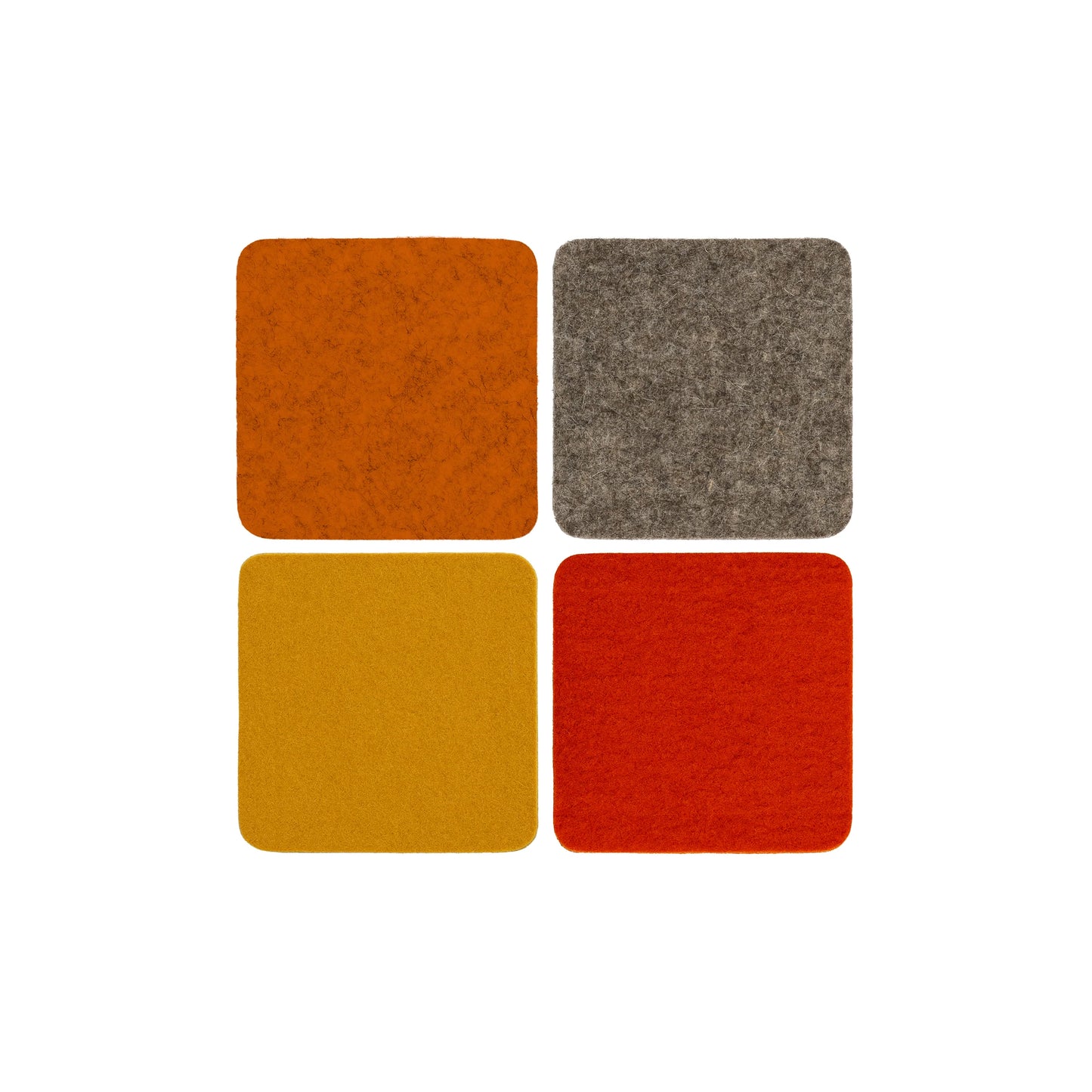 Square Felt Coasters - Sets of 4