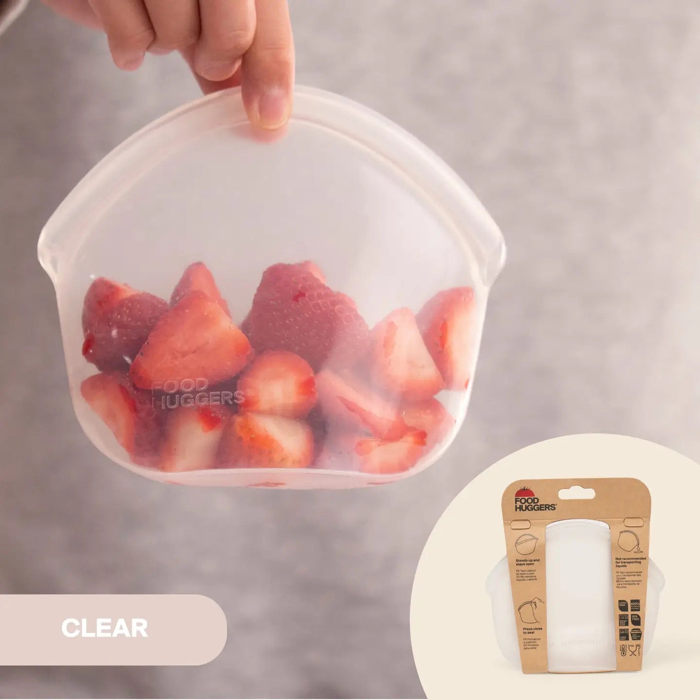 Hugger Bag- Clear
