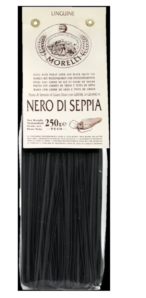 Linguini with Bleack Squid Ink