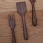 Walnut Wood Cheese Utensil Set - 6.5"