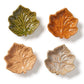 Maple Leaf Dipping Bowls - Set of 4