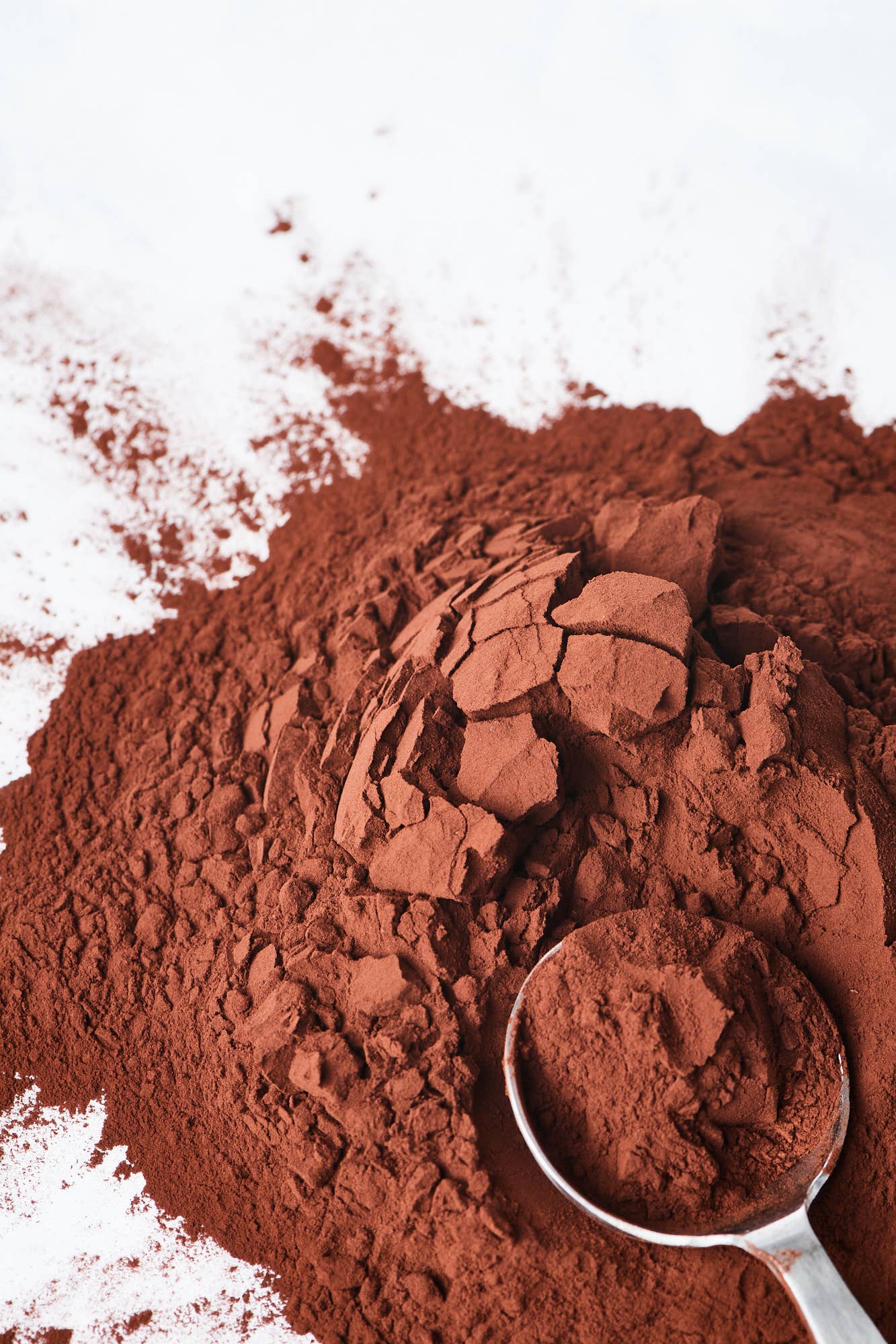 Exceptionally Dark Cocoa Powder, High Cocoa Butter Content.