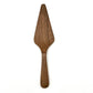 Walnut Wood Cake Server Set