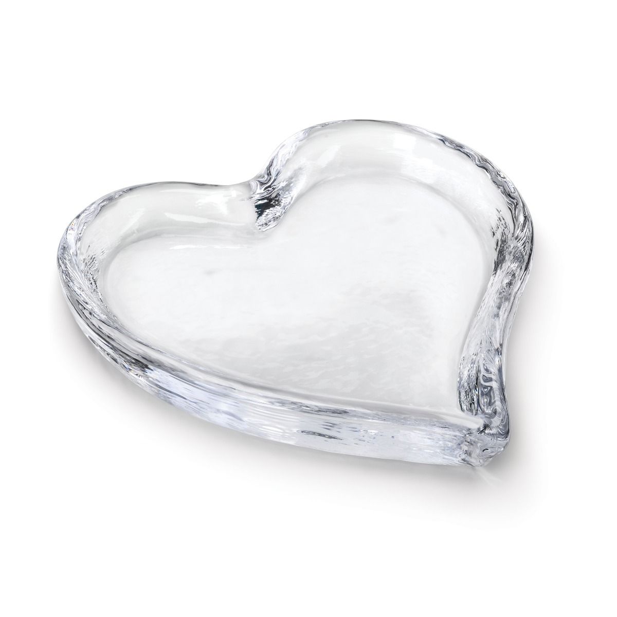 Glass Heart Tray