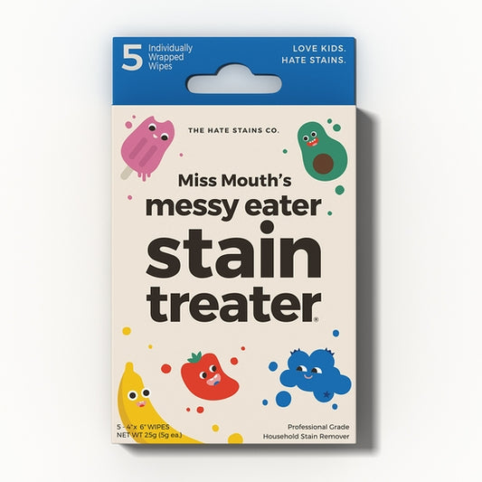Miss Mouth's Messy Eater Stain Treater Wipes - 5 Pack
